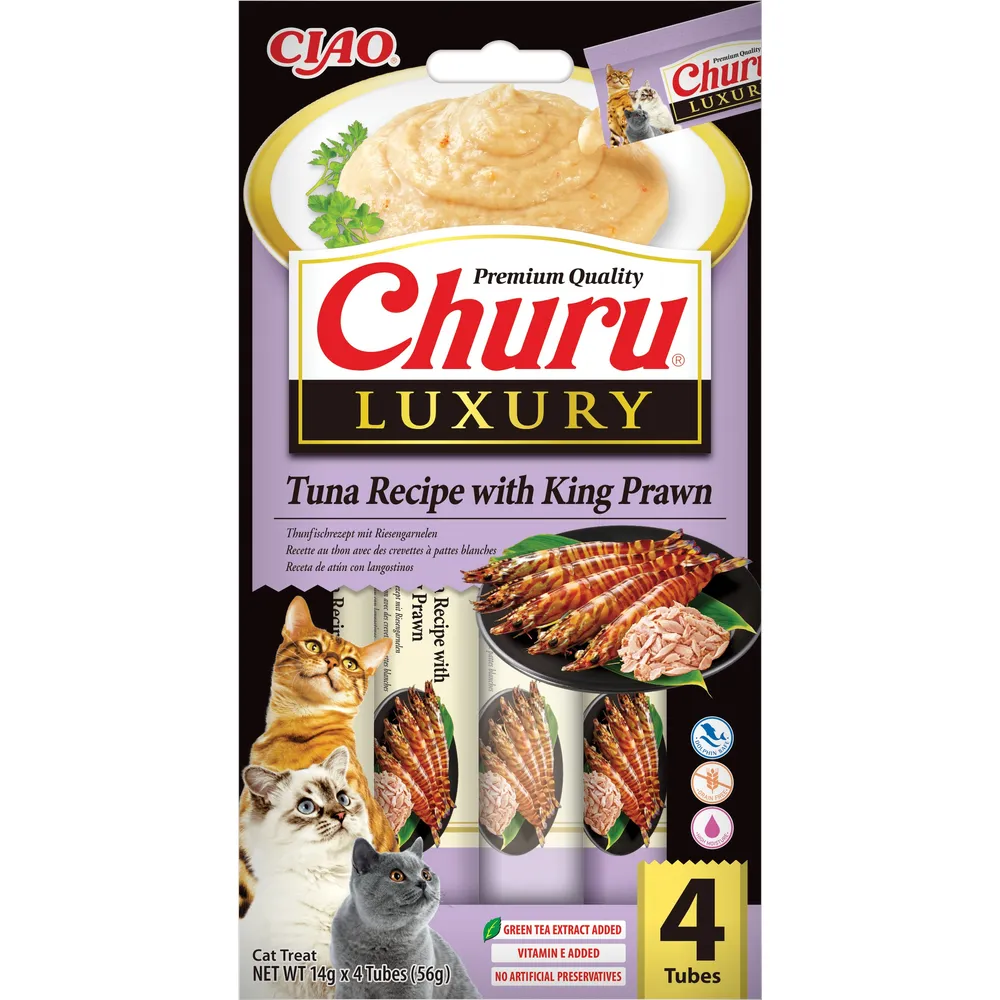 Churu Luksus Tunfisk Med Konge Rejer 56g